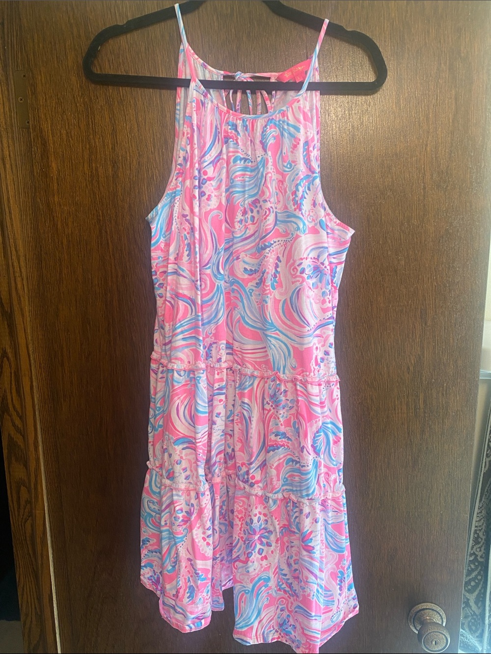 Lilly Pulitzer Pink & Blue Swirl Sundress